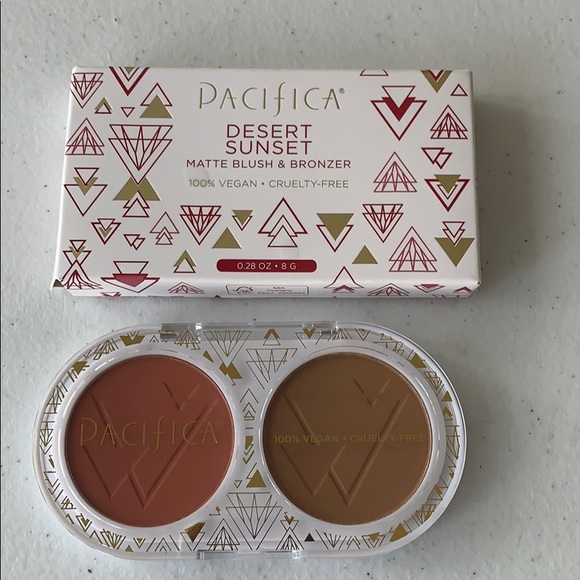 pacifica matte blush and bronzer